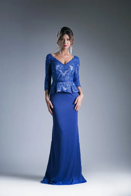 Andrea & Leo A5006 Couture Royal Long Evening Dress