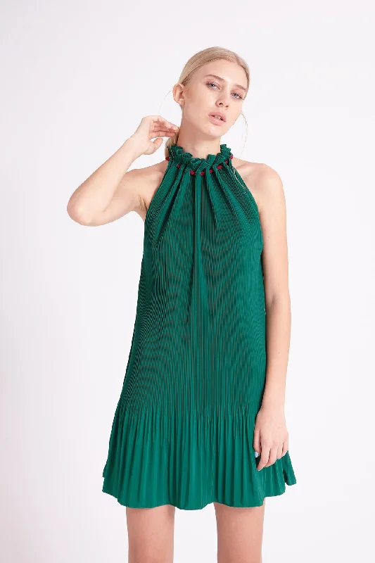ZM021810D : PLEATED DRESS
