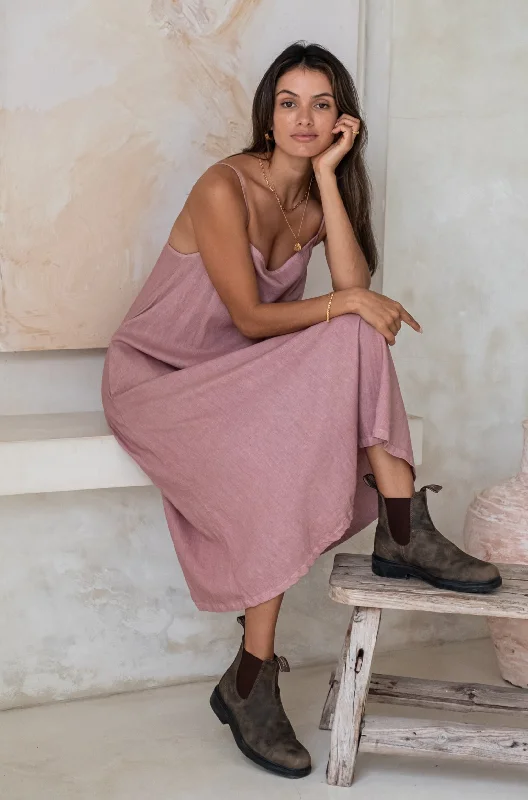 Daisy Dress - Rosella *Organically Plant Dyed*