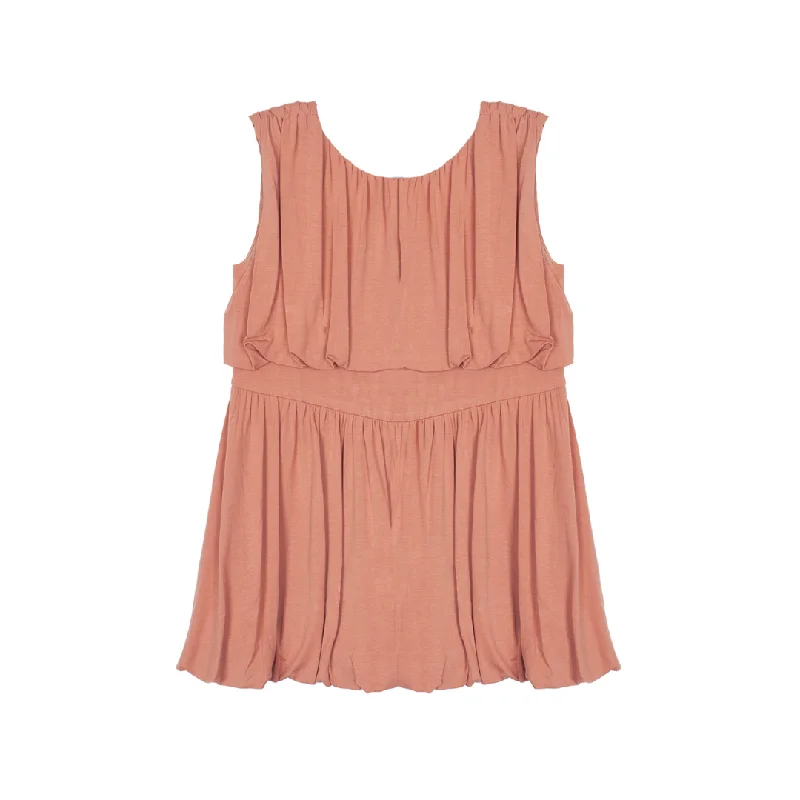 Mabel + Honey Coral Pink Elena Dress