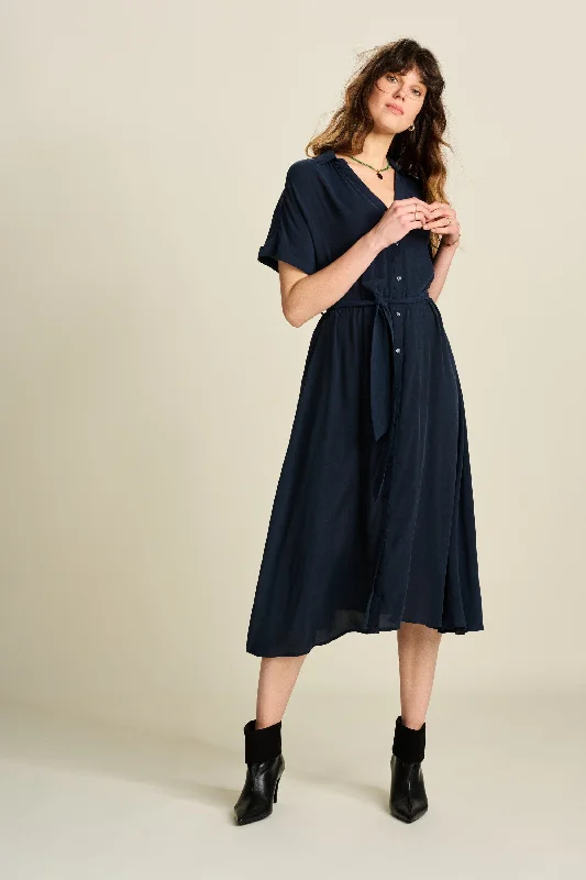 DRESS - Lynn Dark Navy