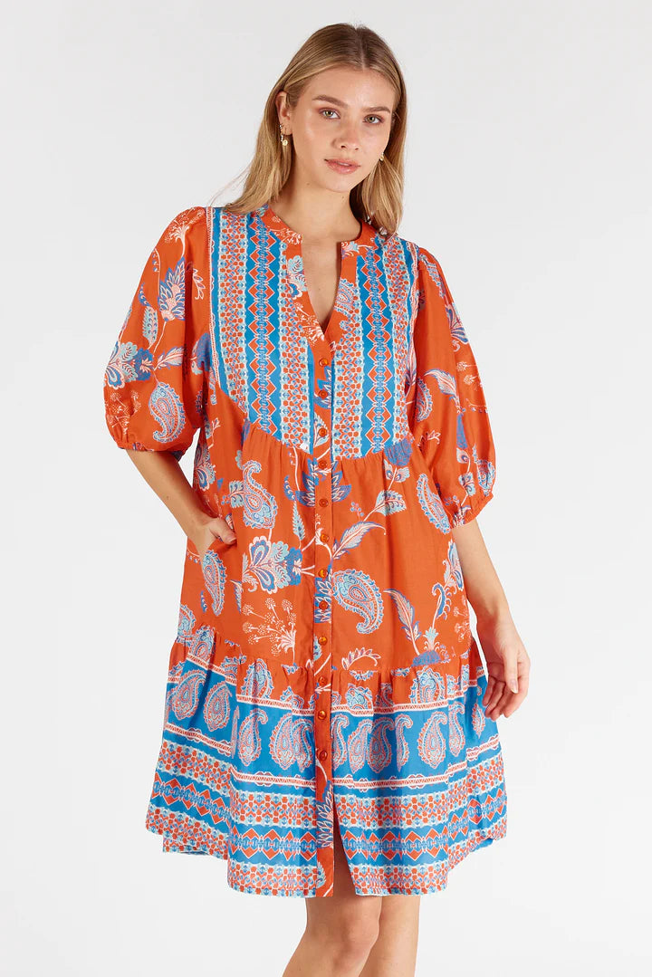 Lula Life Gianna Dress Red S