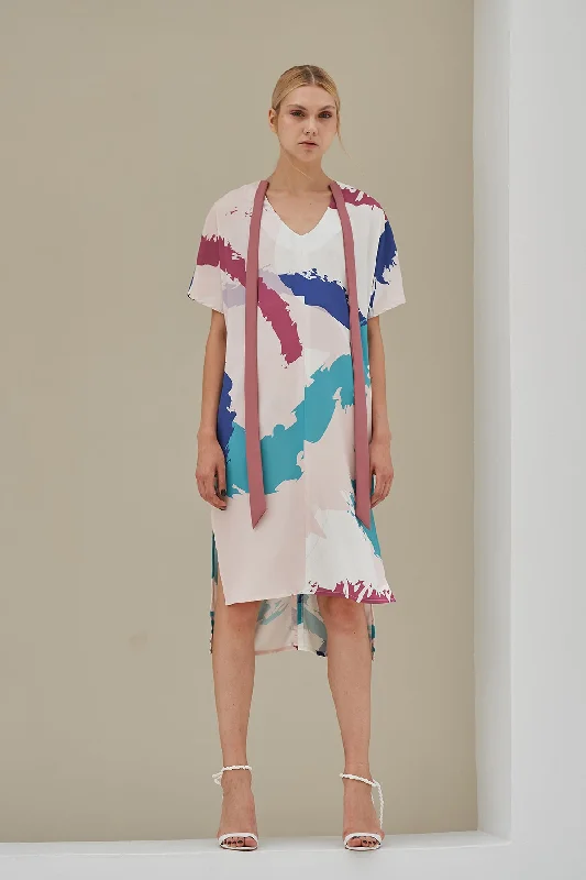 ZM021841DPR : PRINT DRESS