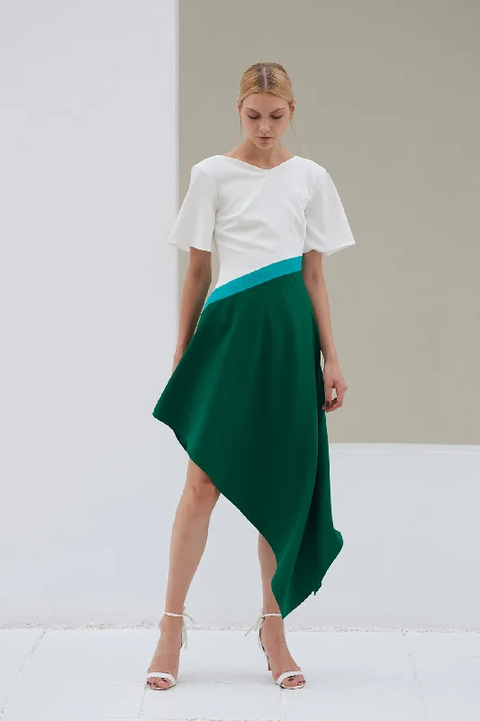 ZM021838DWT : ASYMMETRIC DRESS