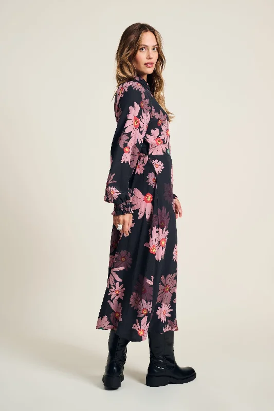 DRESS - Big Blooming Pink