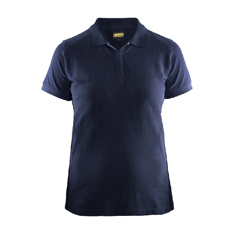 Blaklader 3390 Women's Polo Shirt Navy Blue Cozy Summer Short Shirt