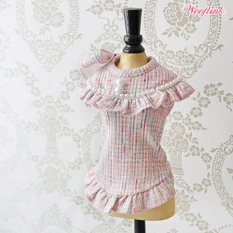 mary jane pearly pink mini dress - one size 1(xs) left! Trendy Mini Dress with Belt