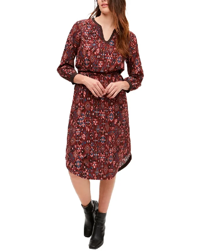 Michael Stars Francis Midi Dress Cozy Spaghetti Strap Midi Dress