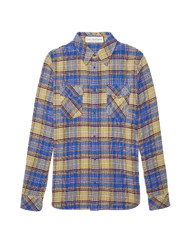 Tartan Shirt Casual Loose Short Sleeve