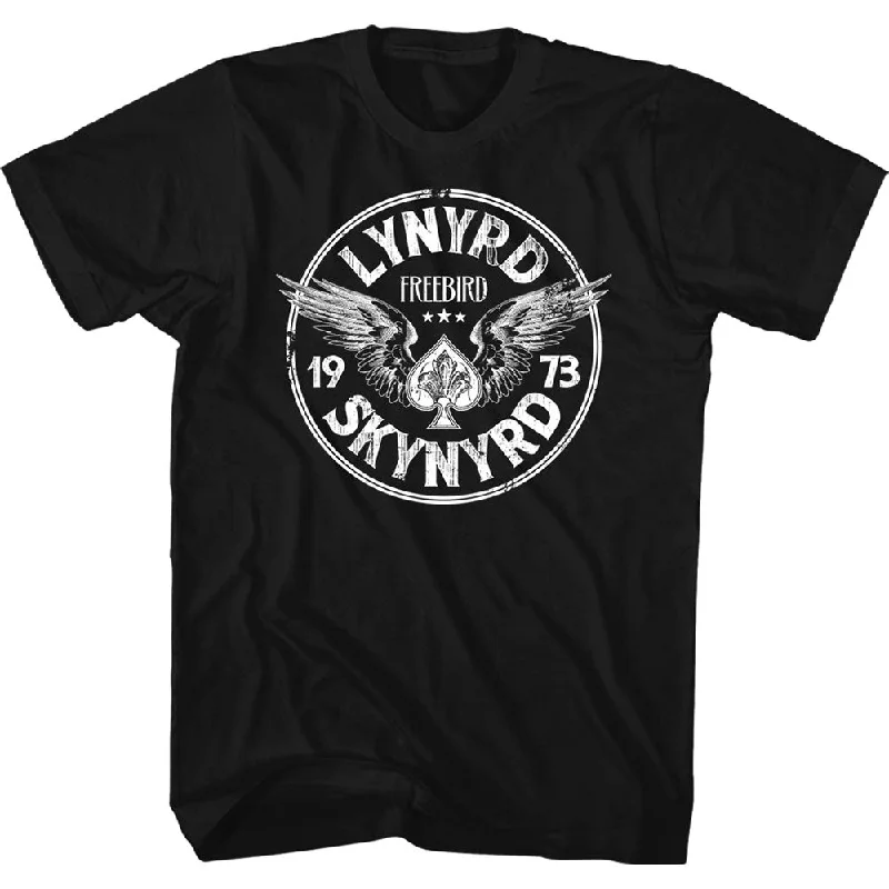 Lynyrd Skynyrd | Official Band T-Shirt | Freebird '73 Wings Faux Fur Fabric Real Fur Fabric Shearling Fabric Lynyrd Skynyrd | Official Band T-Shirt | Freebird '73 Wings Faux Fur Fabric Real Fur Fabric Shearling Fabric