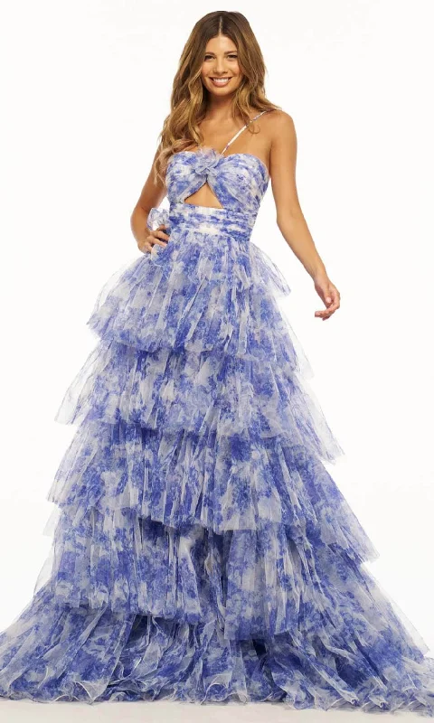 Sherri Hill 55980 - Ruched Tiered Prom Dress