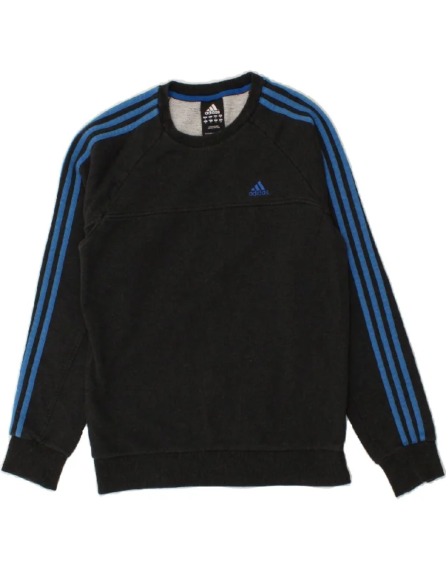 ADIDAS Mens Sweatshirt Jumper Small Grey Cotton Hoodie with Elastic Cuffs Stretchable Comfortable ADIDAS Mens Sweatshirt Jumper Small Grey Cotton Hoodie with Elastic Cuffs Stretchable Comfortable