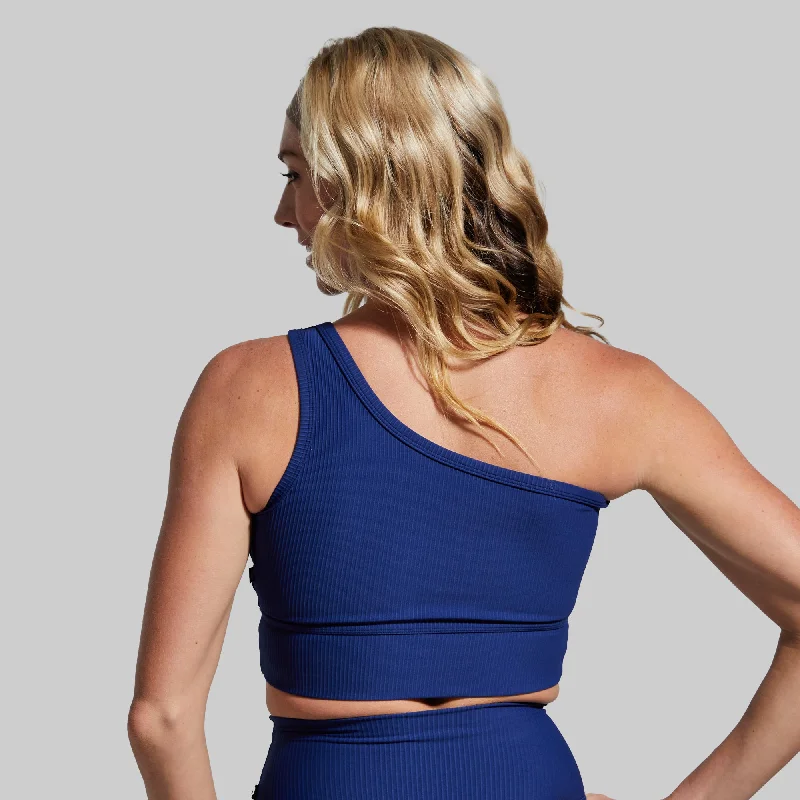 Evolve Sports Bra (Blue Depths) Seamless Wireless Bra