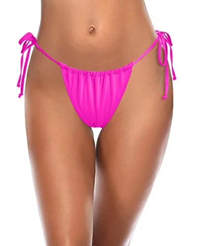 High Cut Leg Swimsuits Bottom Low Waist Bikini Bottoms-Neon Pink Stylish Swimsuit Set High Cut Leg Swimsuits Bottom Low Waist Bikini Bottoms-Neon Pink Stylish Swimsuit Set