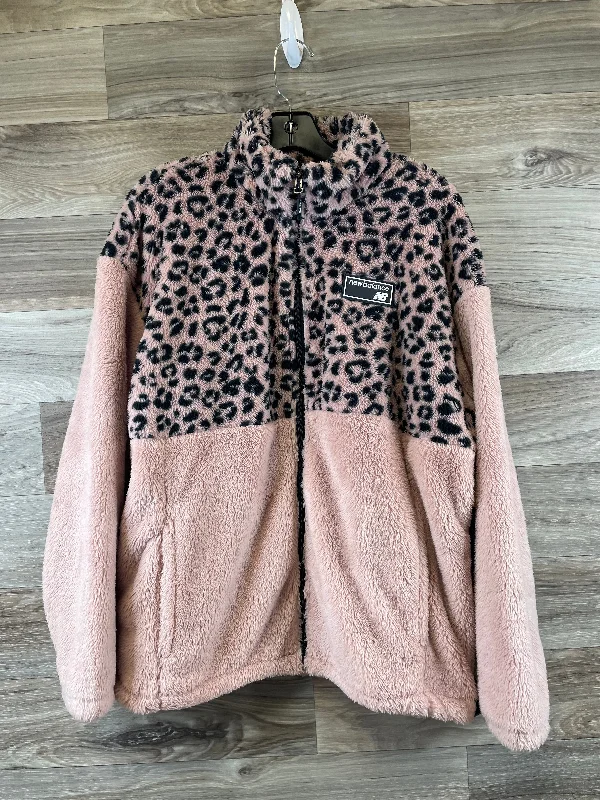 Jacket Faux Fur & Sherpa By New Balance In Animal Print, Size: Xl Ribbed Jacket Pleated Jacket Ruffled Jacket Jacket Faux Fur & Sherpa By New Balance In Animal Print, Size: Xl Ribbed Jacket Pleated Jacket Ruffled Jacket