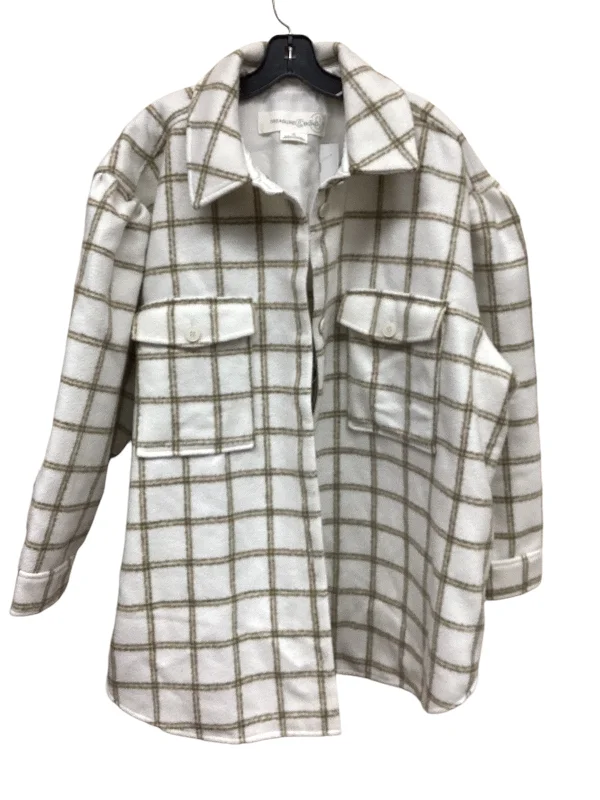 Jacket Other By Treasure And Bond In Plaid Pattern, Size: 3x Knit Jacket Woven Jacket Fleece Jacket Jacket Other By Treasure And Bond In Plaid Pattern, Size: 3x Knit Jacket Woven Jacket Fleece Jacket