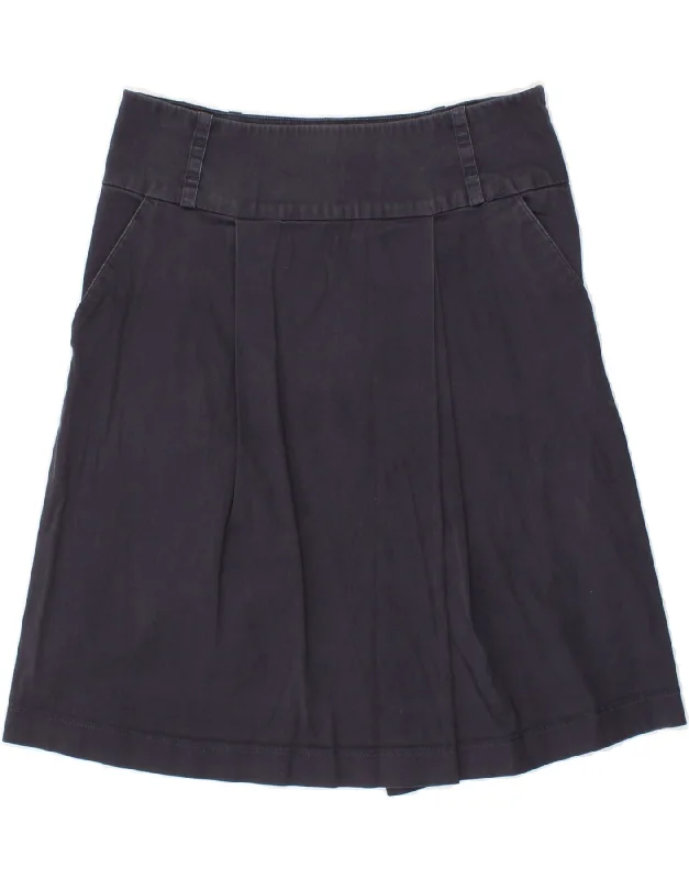 CALVIN KLEIN Womens A-Line Skirt IT 42 Medium W28 Navy Blue Cotton linen skirt breathable CALVIN KLEIN Womens A-Line Skirt IT 42 Medium W28 Navy Blue Cotton linen skirt breathable